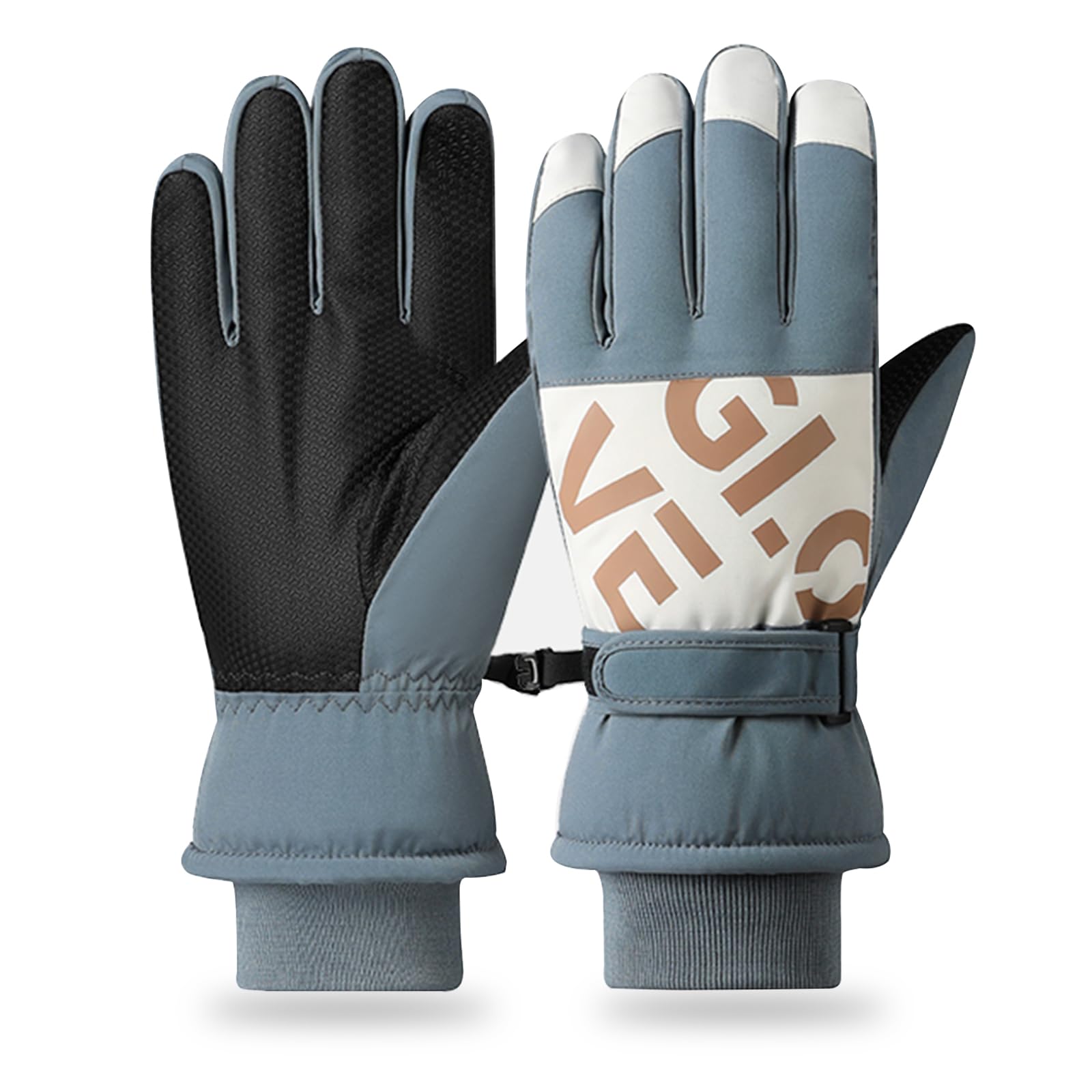 RIGWARL Damen Skihandschuhe – Wasserabweisend, Warm, Mit Handgelenkschlaufe – Für Ski, Snowboard & Winter