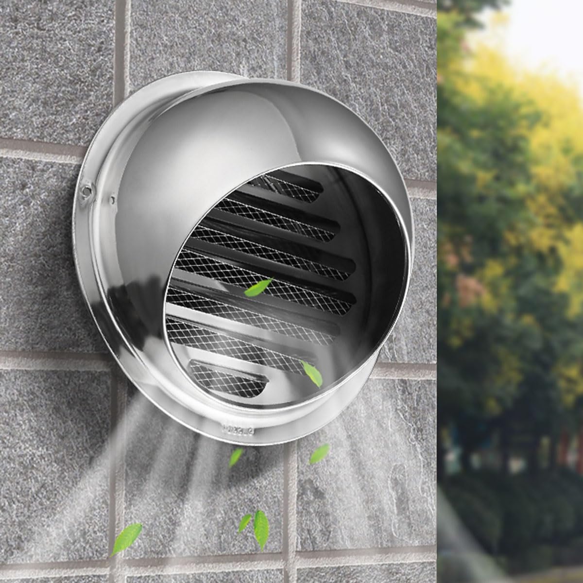 Rejilla de ventilación hemisférica, Rejilla de ventilación, Rejilla de ventilación para Campana extractora Robusta y fácil de Instalar (tamaño: 250 mm – 9,8 Pulgadas)