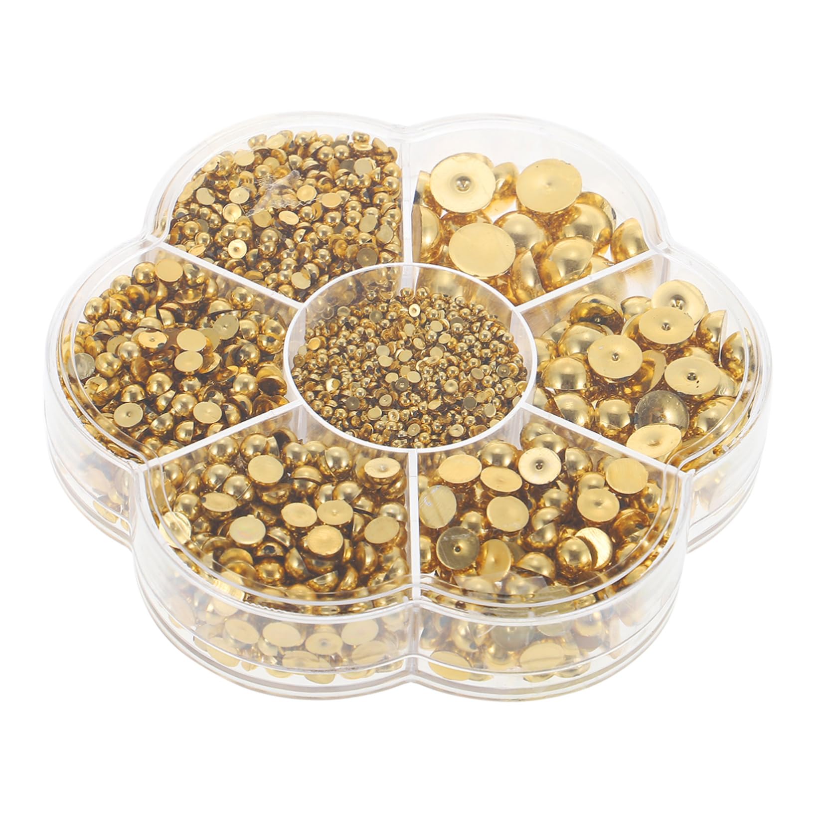 Anneome 100pcs Decorative Nail Pearls Multi-Functional Craft Pearls Jewelry Accessories for DIY