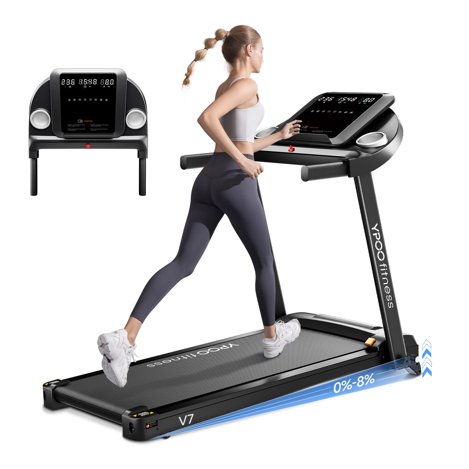 Amazon | YPOO ランニングマシーン ルームランナー 家庭用 静音 