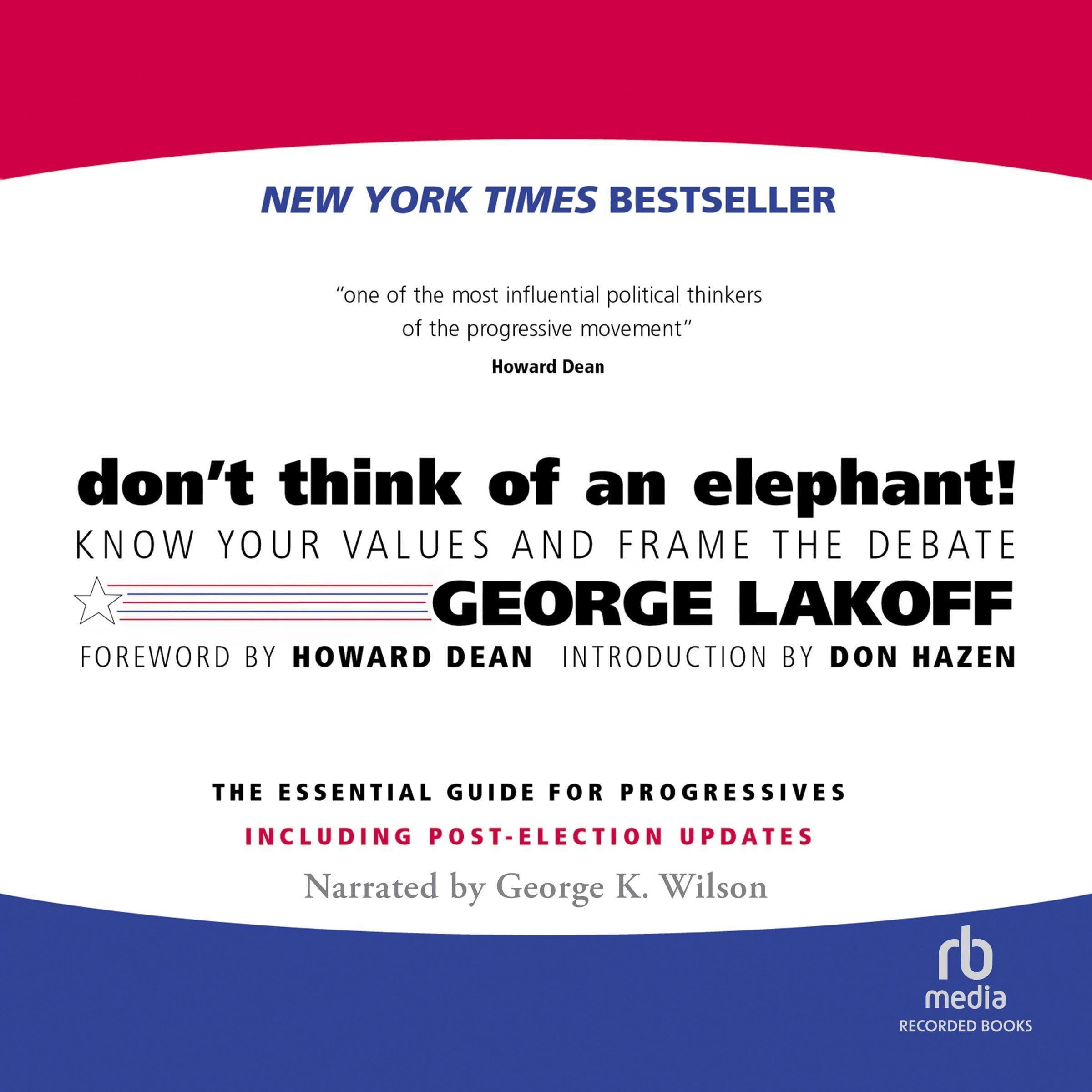 Cover art for Don't Think of an Elephant!