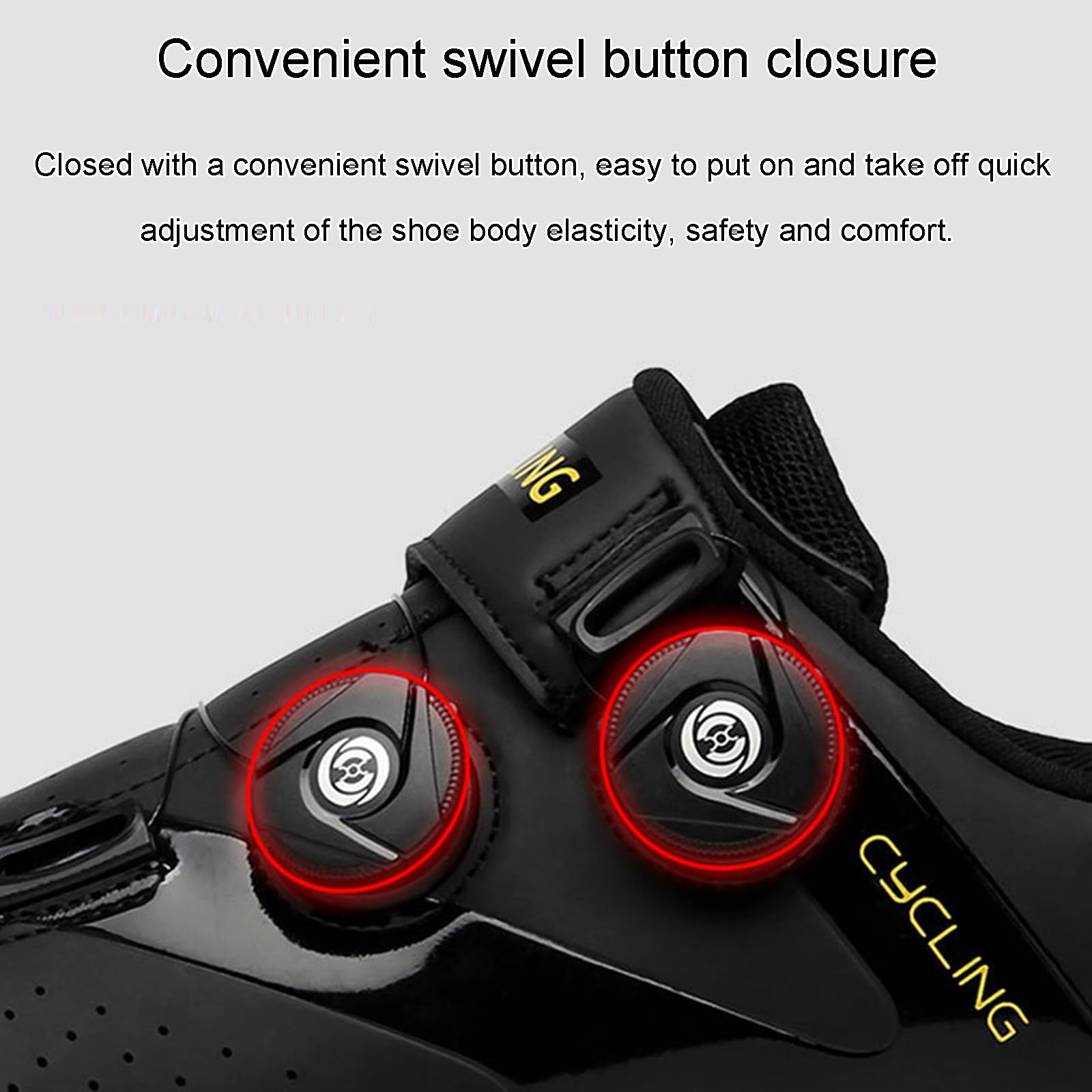 SDEQA Zapatilla de Ciclismo MTB Hombre y Mujer, Zapatos Bicicleta de Carretera Montaña Exterior Compatibles con SPD Pedales de 2 Tornillos con Calas Unisex Adulto