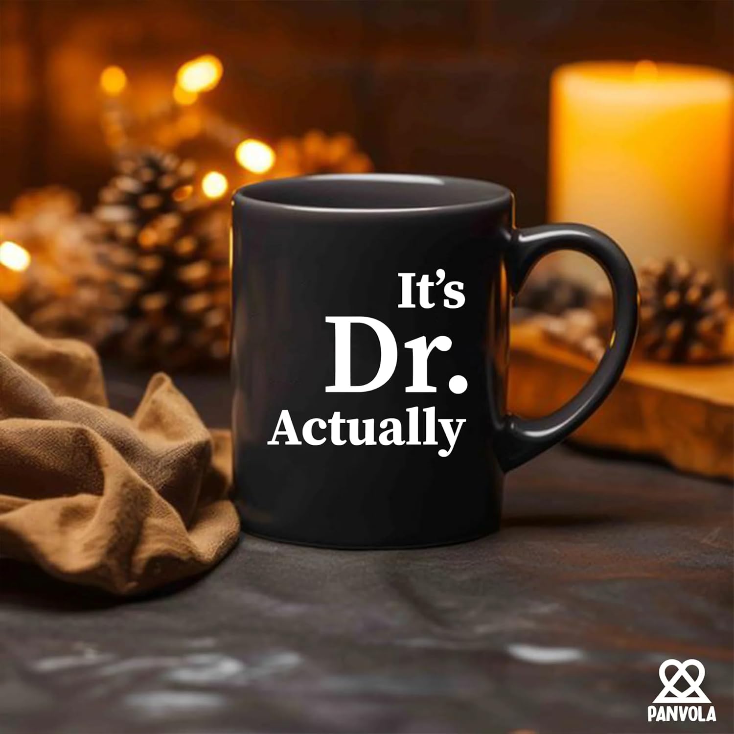 It's Dr Actually Doctor Mug Graduation Gifts Phd Student Doctorate Degree Physician New Doctor Novelty Drinkware Ceramic Mug 11 oz Black - Image 5
