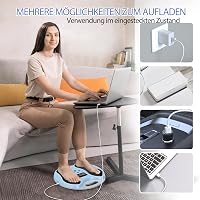 Wilwish EMS lábmasszírozó vérkeringés stimulátor USB töltéssel 3