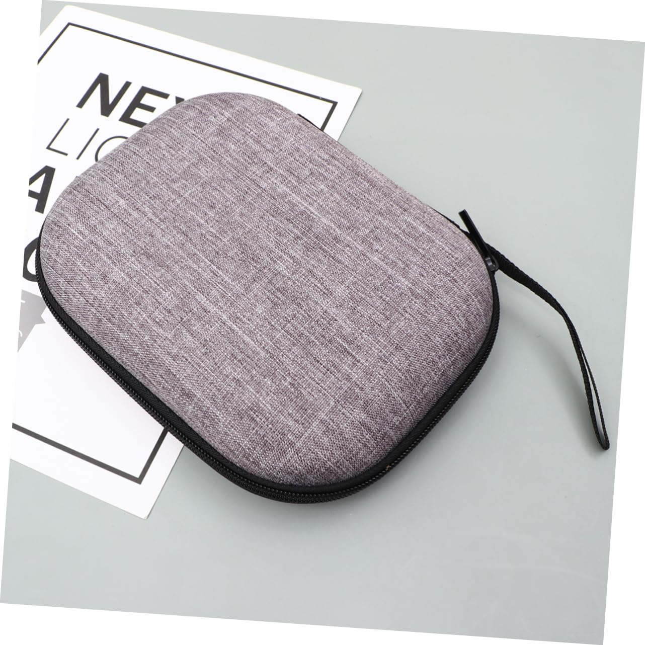 OSALADI 3pezzi Custodia Per Cuffie Tessuto Cotone e Lino Organizer Per Auricolari Compatibile Con Protettiva e Facile Da Trasportare