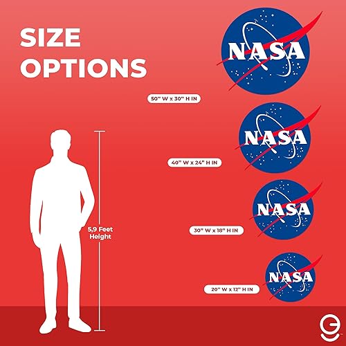 Miniatura 4 de EGD Calcomanía de pared de la NASA EGD X NASA Series - Prime Collection - Calcomanía de pared para decoración de habitaciones - Adhesivo mural de