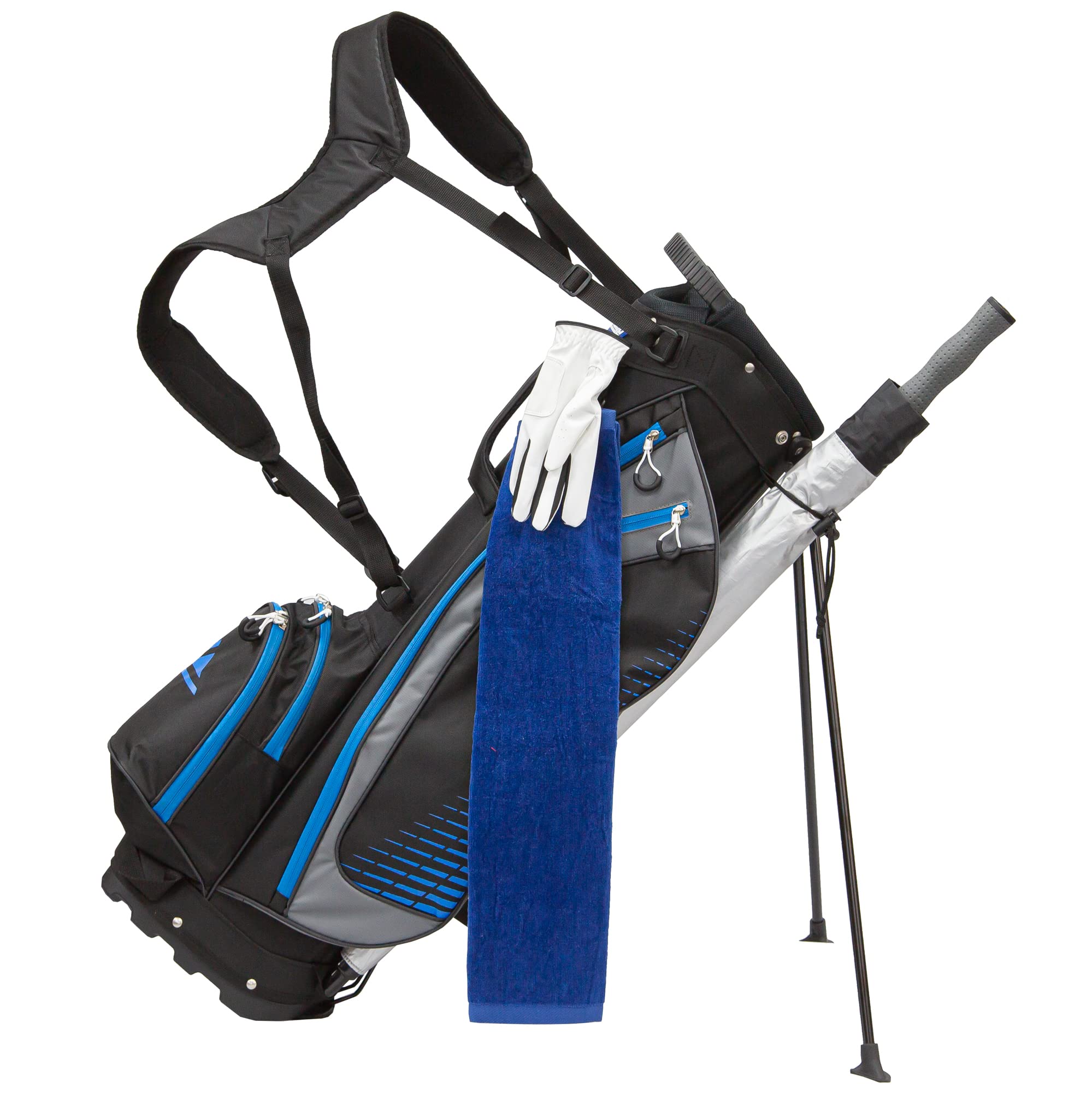 Longridge Super Lite Golf-Standtasche mit 8-facher Unterteilung