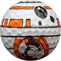 Vista 2 de Death Star R2-D2 BB8 BB9E - Pelotas de golf (12 unidades)