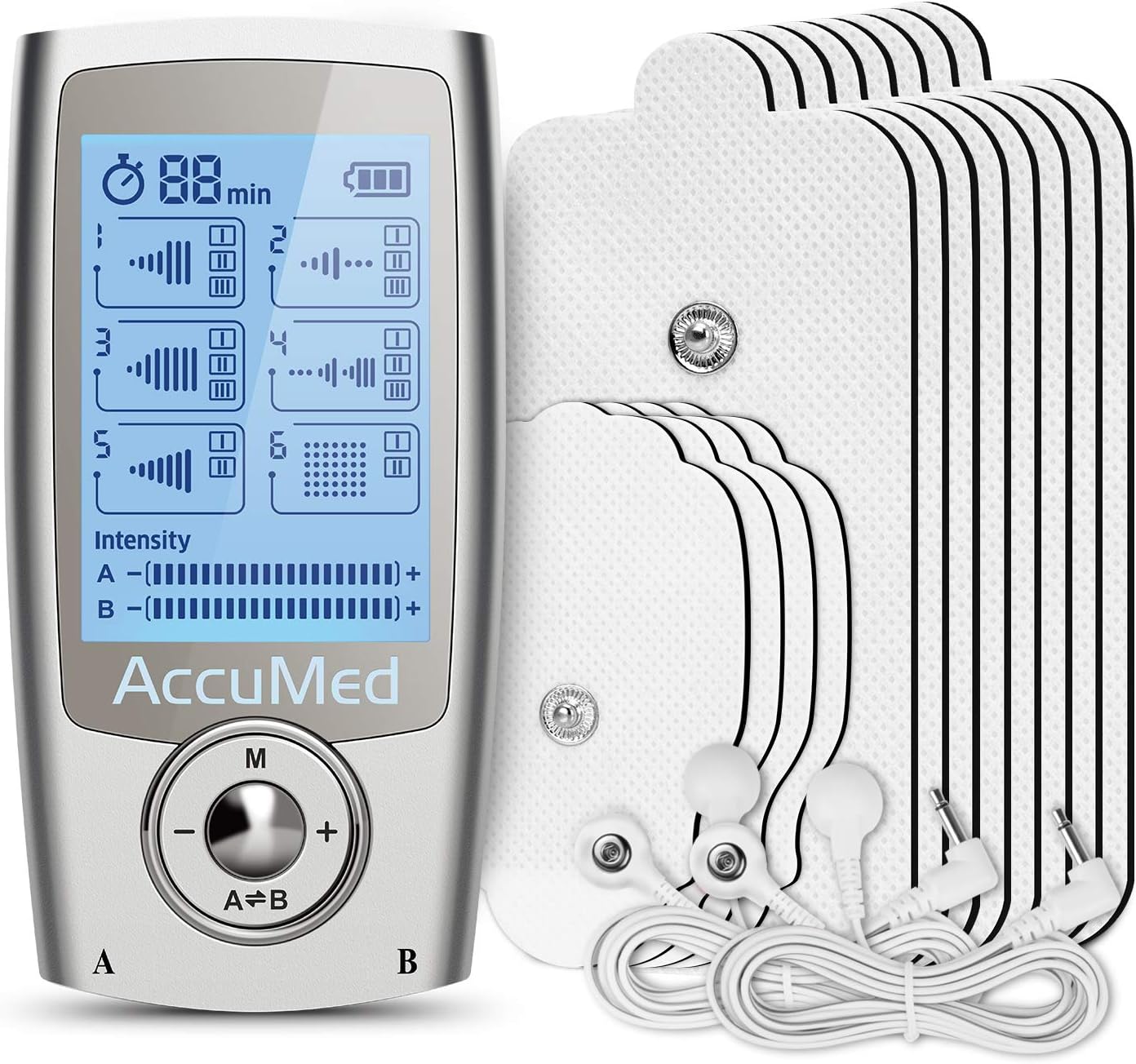 AccuMed Rechargeable Tens Unit Muscle Stimulator EMS