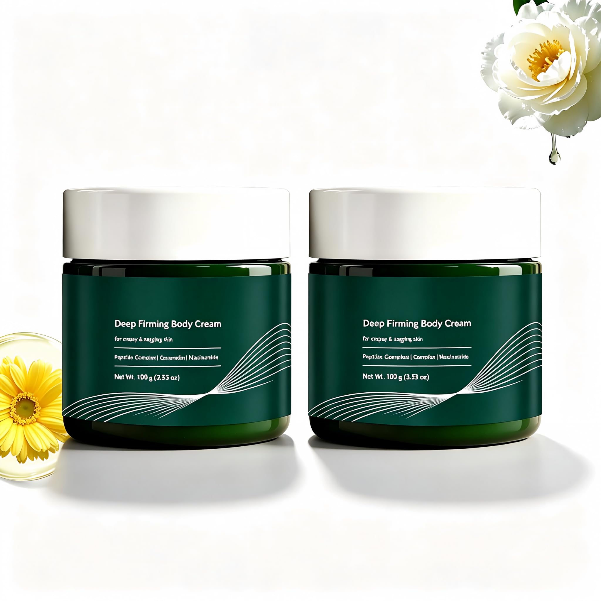 Tiefwirksame straffende Körpercreme, 3,53 oz, 2 Stück