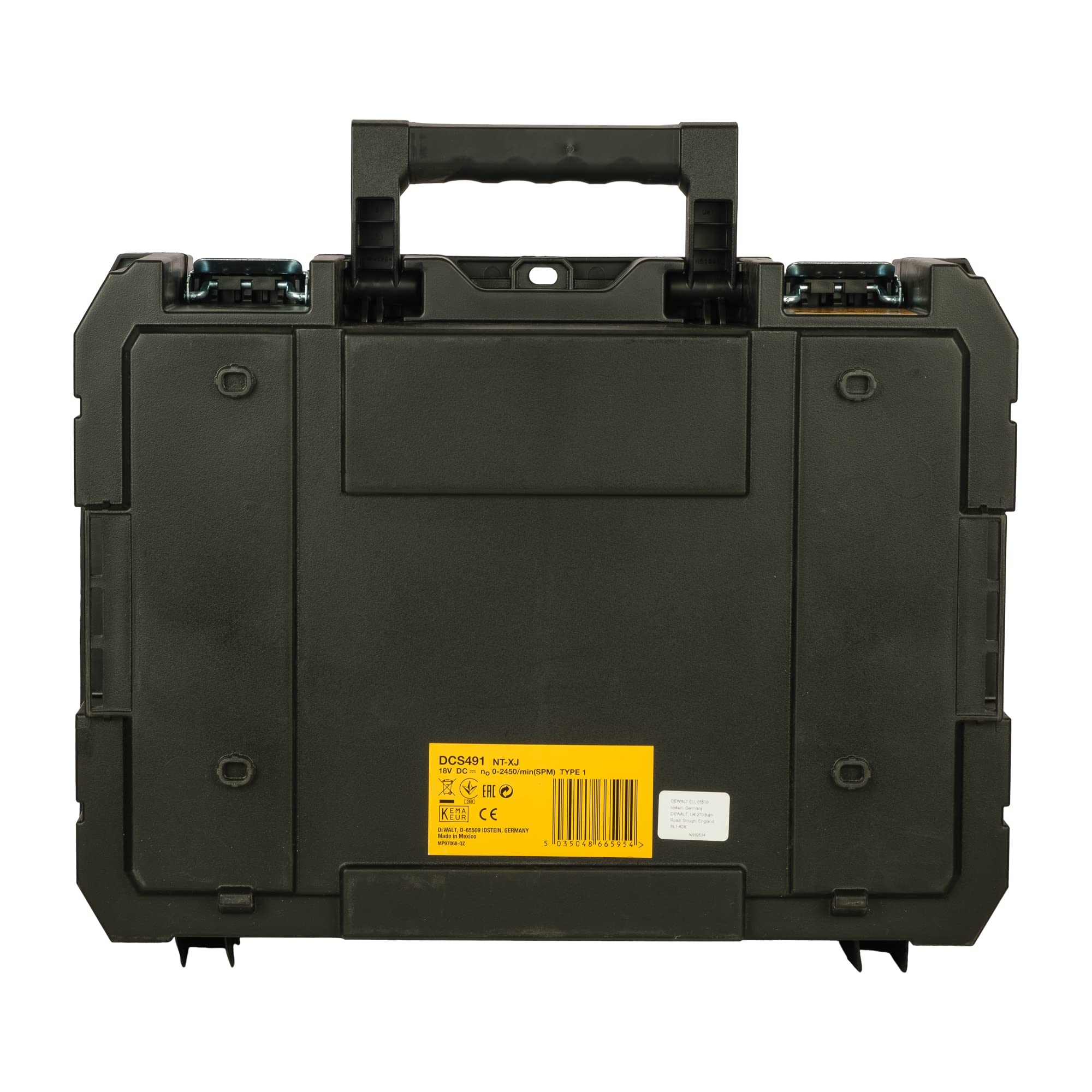 DeWalt dcs491nt de XJ batería Chapa Tijeras, 18 V, en maletín