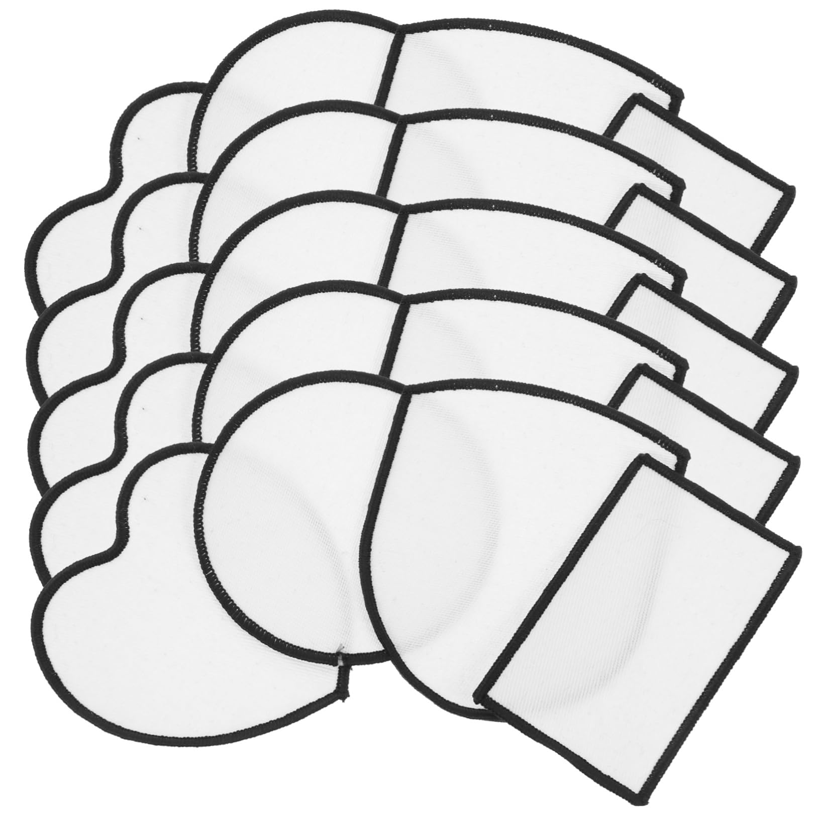 100piezas Parches Para Bordado Parche Termoadhesivo Para Ropa Decoración De Vestidos Reparación De Prendas y Accesorios De Costura