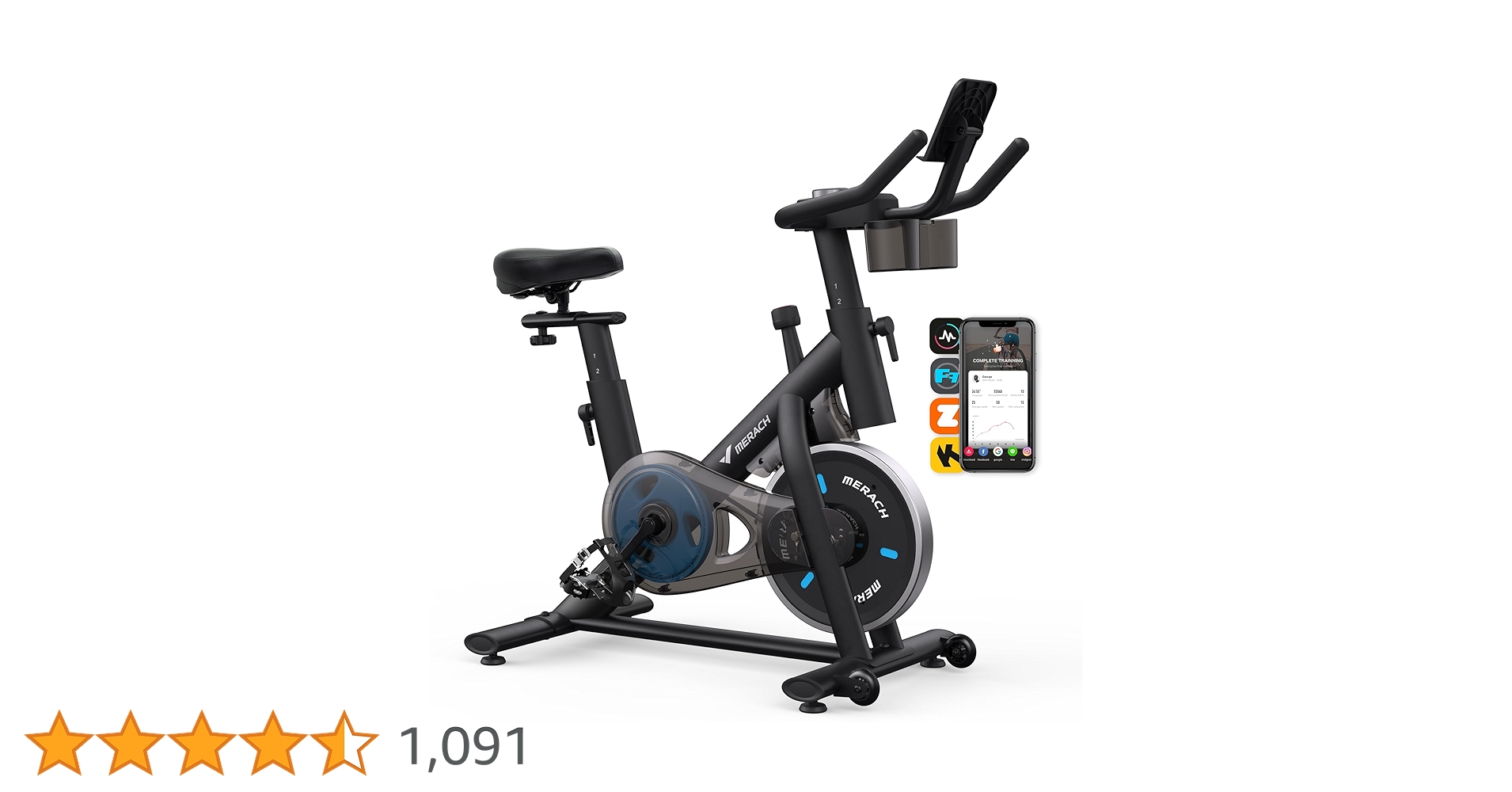 ブランド公式ストア：MERACH Amazon.co.jp: MERACH(マーチ) エクササイズバイク、ブレーキ