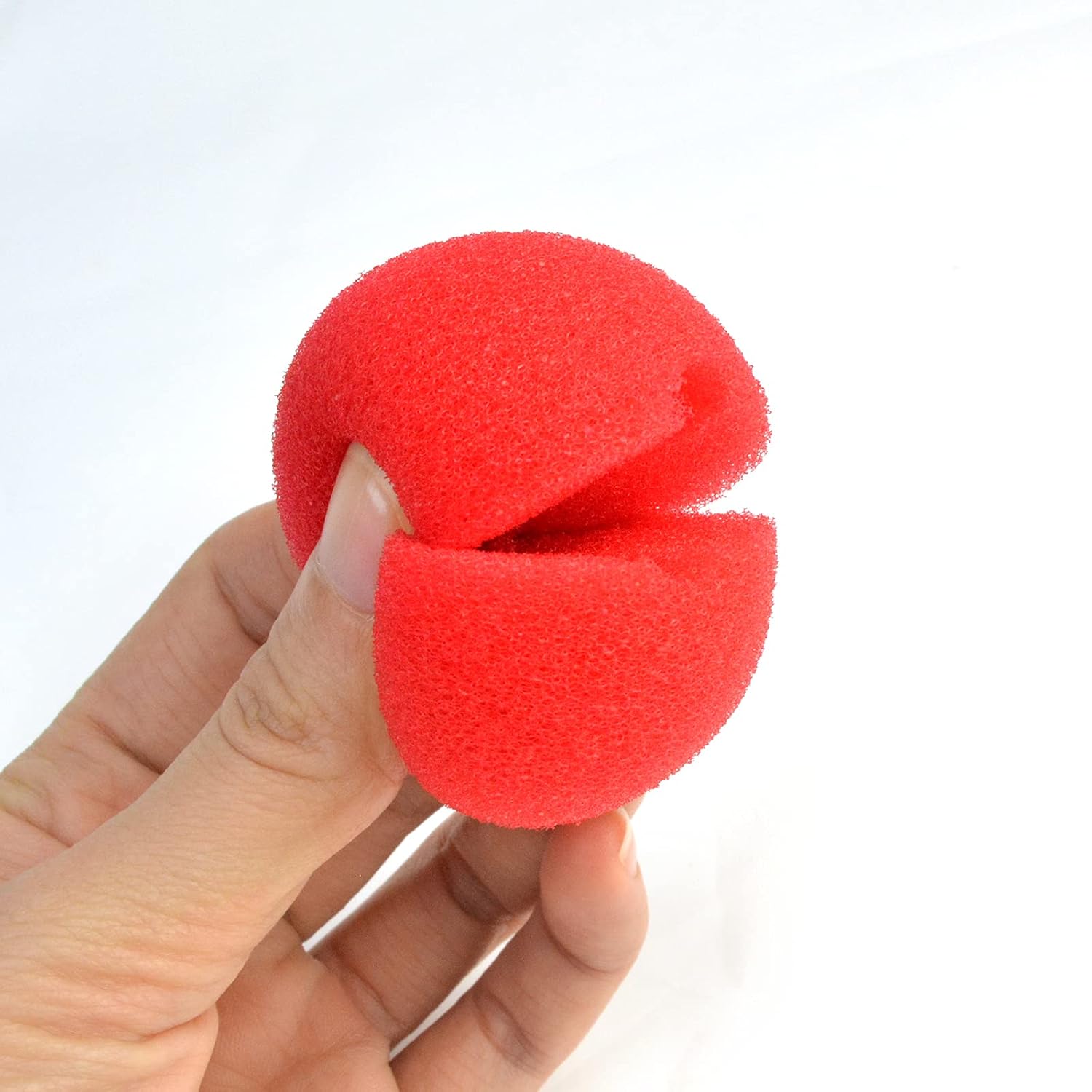 jiebor 2Pack Clown Costume Set Red Clown Wig Nose Accessories Bow Tie White Gloves for Halloween Parties Carnivals Pretend Play Men Women Adults - Image 3