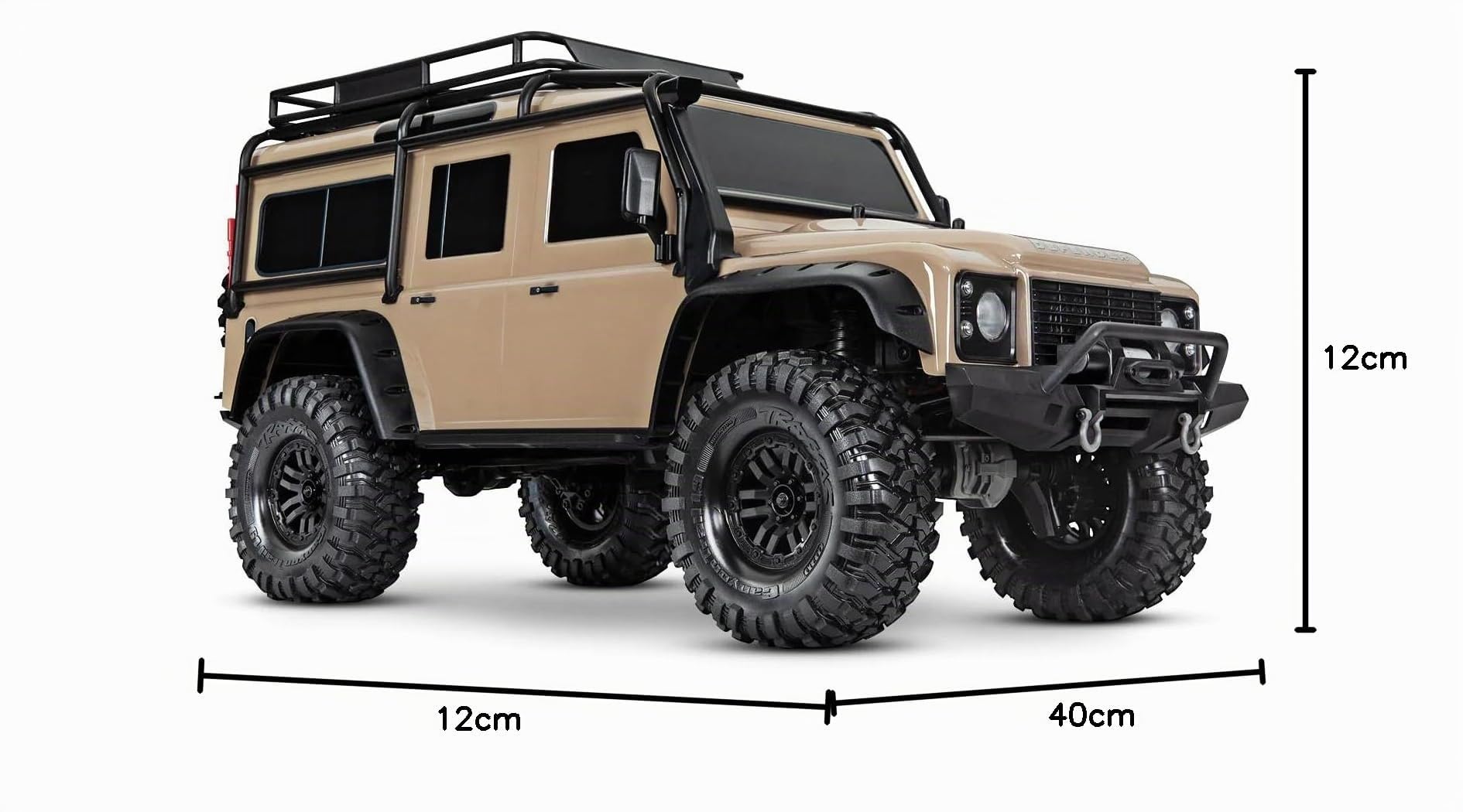 Traxxas Landrover Defender Listo para el empleo (RTR) brushed 1:10 Auto RC eléctrico Crawler 4 ruedas motrices (4WD) listo para f