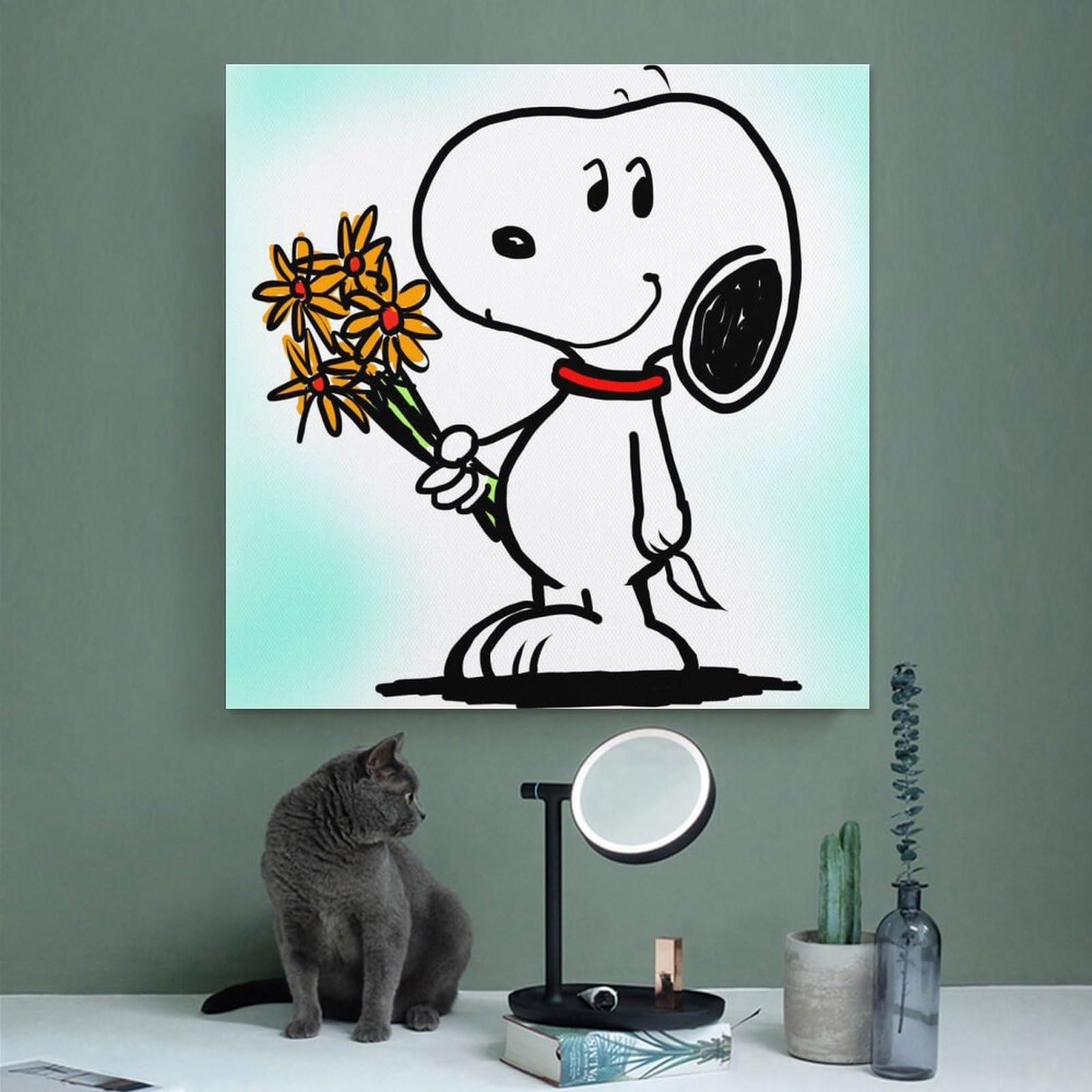 Amazon.co.jp: スヌーピー Snoopy 絵画 ポスター ウォールアート
