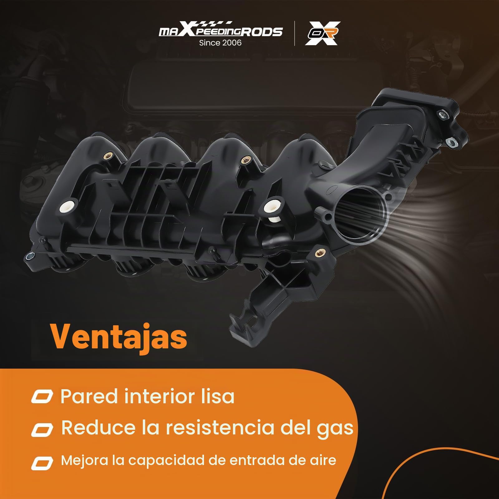 maXpeedingrods Colector de admisión para Citroen Berlingo C3 C4 C5 207 307 1.6 HDI 9653808680 para Peugeot Citroën 1.6 HDI 0361N3