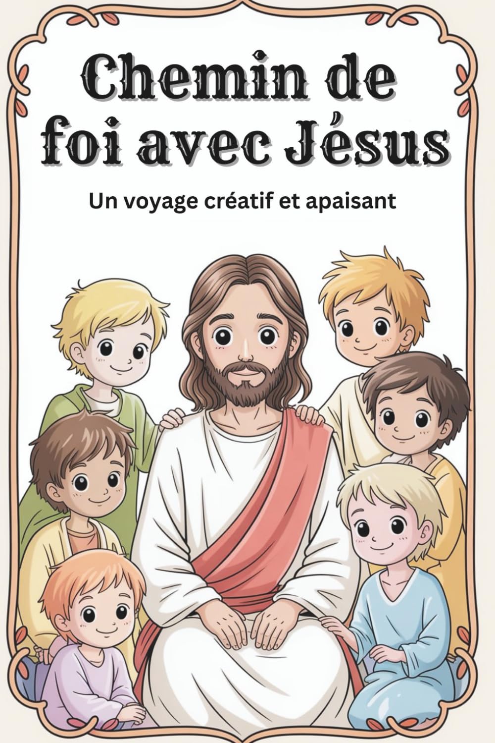 Parcours de Foi – Livre de Coloriage Chrétien pour Enfants et Seniors | 90 Illustrations Inspirées de la Bible: Un voyage créatif et apaisant à travers 181 pages – Dessins imprimés sur une seule face