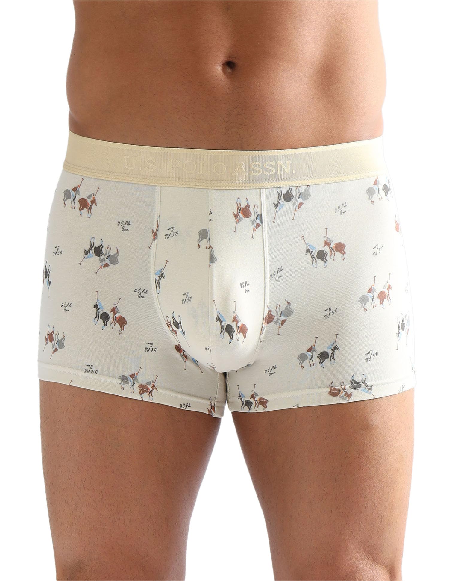 U.S. Polo Assn. Men's Anti Microbial Printed PT005 Underwear Trunks - Pack of 1-picture-37