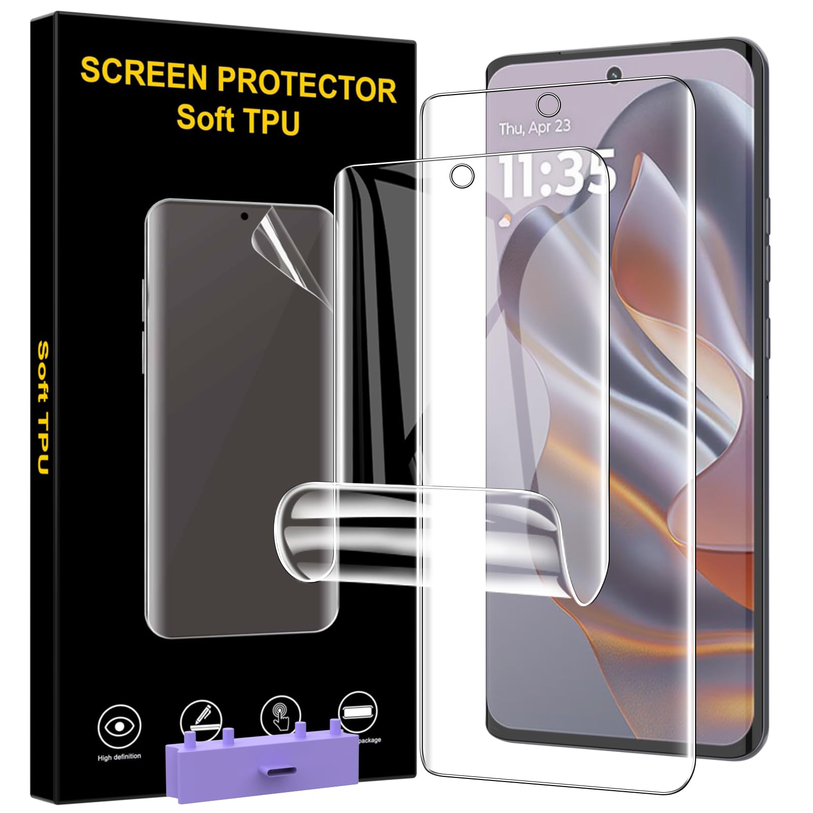 Cadorabo - Pellicola Di Armatura Compatibile Con Motorola Moto G4 Play In Elevata Trasparenza - Vetro Temperato (tempered) Di Protezione Del Display In Durezza 9h Con 3d Touch