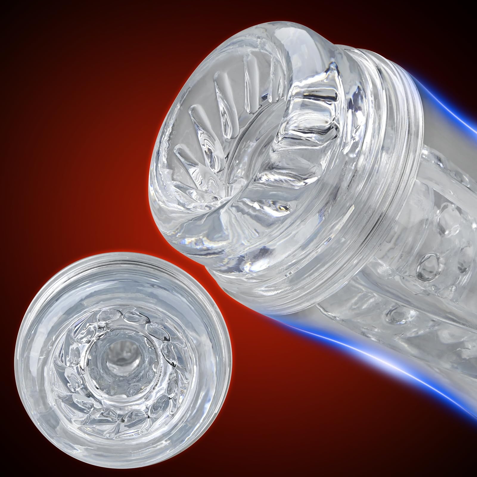 Masturbatore per uomo, Masturbatore manuale a coppa Giocattolo del sesso per uomo con vagina realistica 3D Sesso orale figa tascabile Masturbatore realistico Giocattolo del sesso per coppie