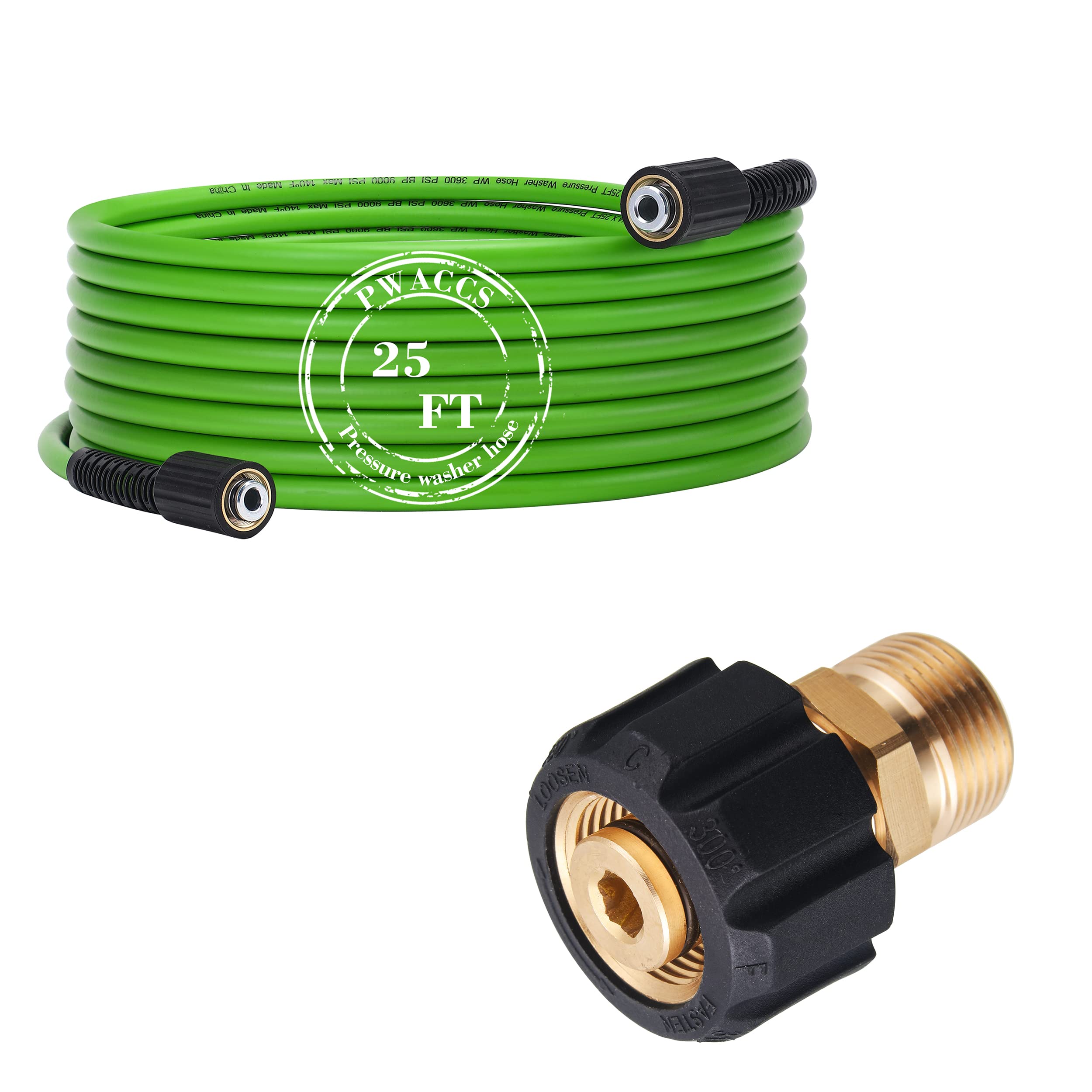 PWACCSPressure Washer Hose for Power Washer – Pressure Washer Adapter