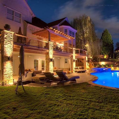 Miniatura 7 de LEONLITE Lámpara de pared integrada con cilindro LED para exteriores, 100 V-277 V, de aluminio, impermeable, de alta gama, aplique de pared en 2