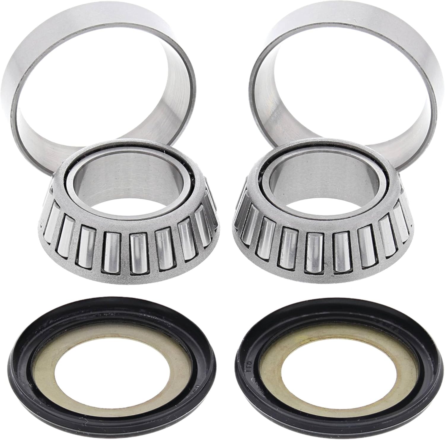 All Balls Racing 22-1021 Steering Stem Bearing Seal Kit Compatible with/Replacement for Honda Montesa