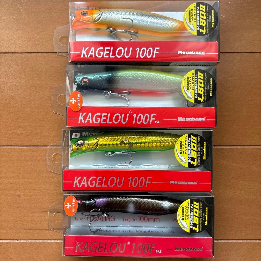 限定カラー】メガバス カゲロウ100F ヒバラワカサギ 3個セット 限定