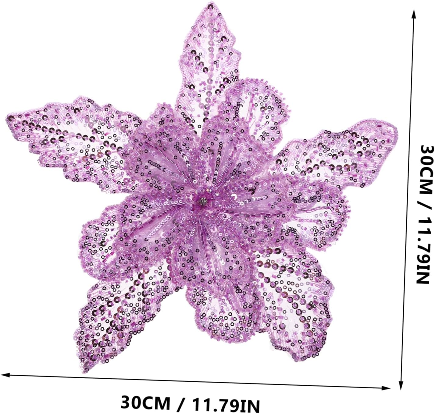 Elegant Multi-Layer Sequin Beaded Lace Applique for Weddings and Formal Events Stunning Floral Embellishment for and Costumes for Special Occasions
