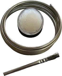 Silver Bearing Solder Kit - 1/16"x36" With Paste Flux & Flux Brush/Stay Brite 8