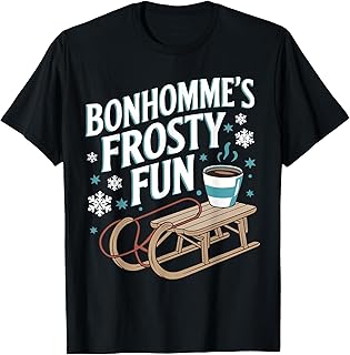 Quebec Frost Funny Snow Sleigh T-Shirt
