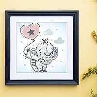 Vista 3 de DIAMOND DOTZ Sweet Trunks - Kits de pintura de diamantes de elefante para adultos, kits de arte de diamantes, un kit de manualidades creativo