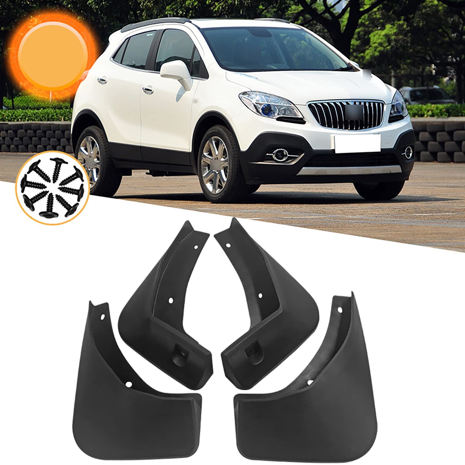 Garde-boue voiture compatible Opel Mokka X Buick Encore JONASC