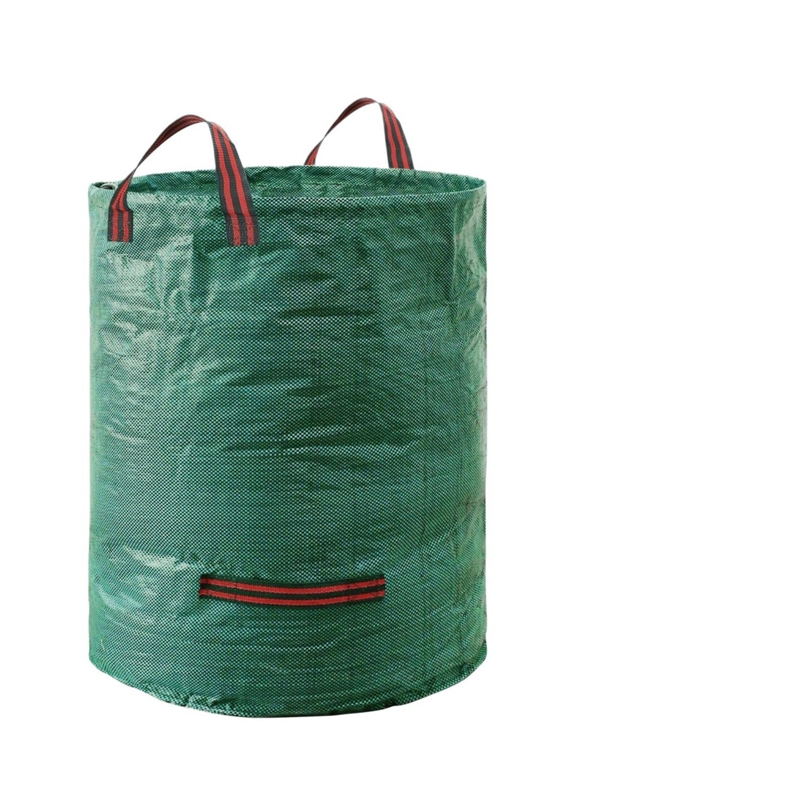 Garden Refuse Bags Garden Waste Bag Waterproof Bags Sack Weed Trash Container For Yard(1pcs,500L)