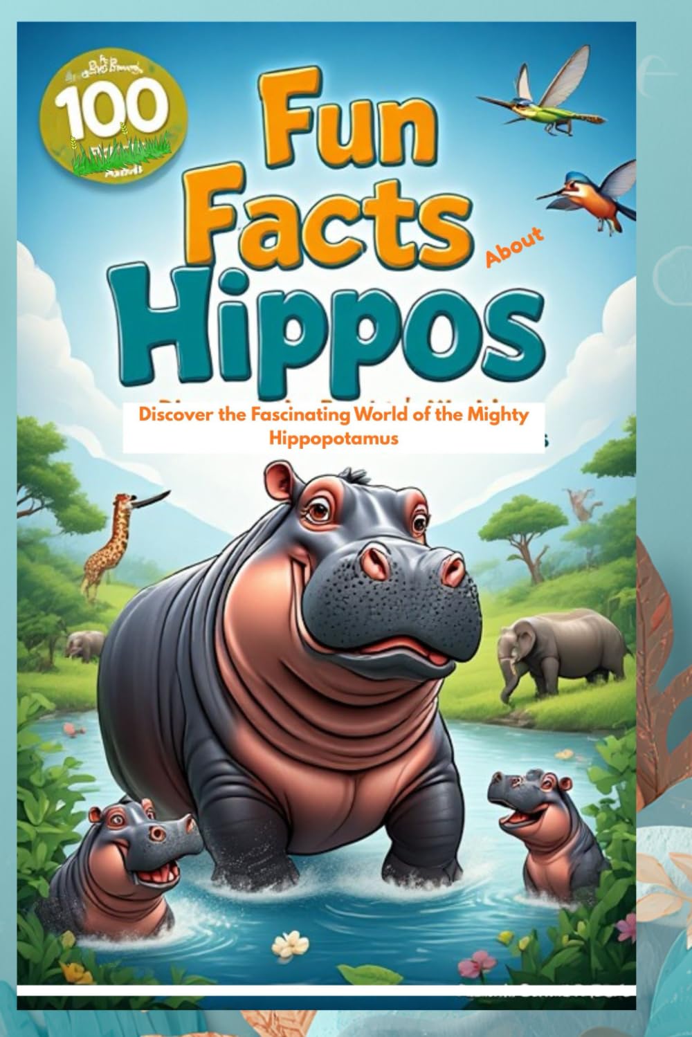 100 Fun Facts About Hippos: Discover the Fascinating World of the Mighty Hippopotamus: An Exciting Exploration of Hippos’ Life, Behavior, and Unique Features for Kids, Teens, and Animal Lovers!