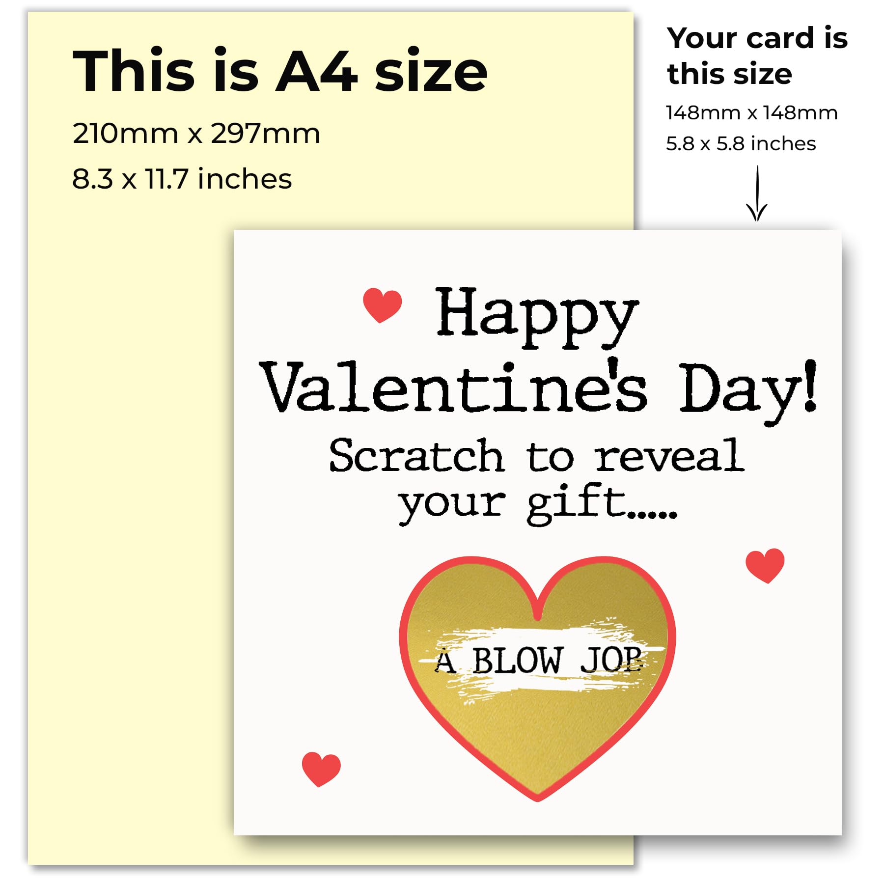Naughty Valentines Day Card Dirty Valentines Cards Naughty Scratch Card Valentines Card For Him Valentines Card Husband Boyfriend Fiance Fiancee Rude Gift (Blow) - Image 4