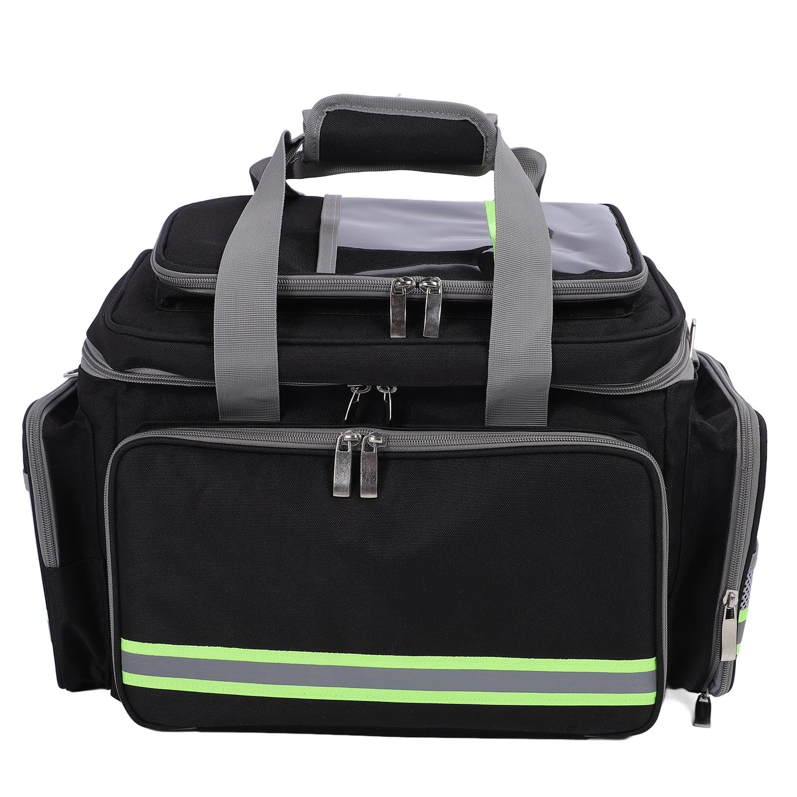 Bolsa de Primeros Auxilios, Bolso de Medicamentos de Emergencia Rescate de Viaje Vacío Bolsa de Respondedor, de Emergencia de Tela de Oxford a Prueba de lluvia. (Negro)