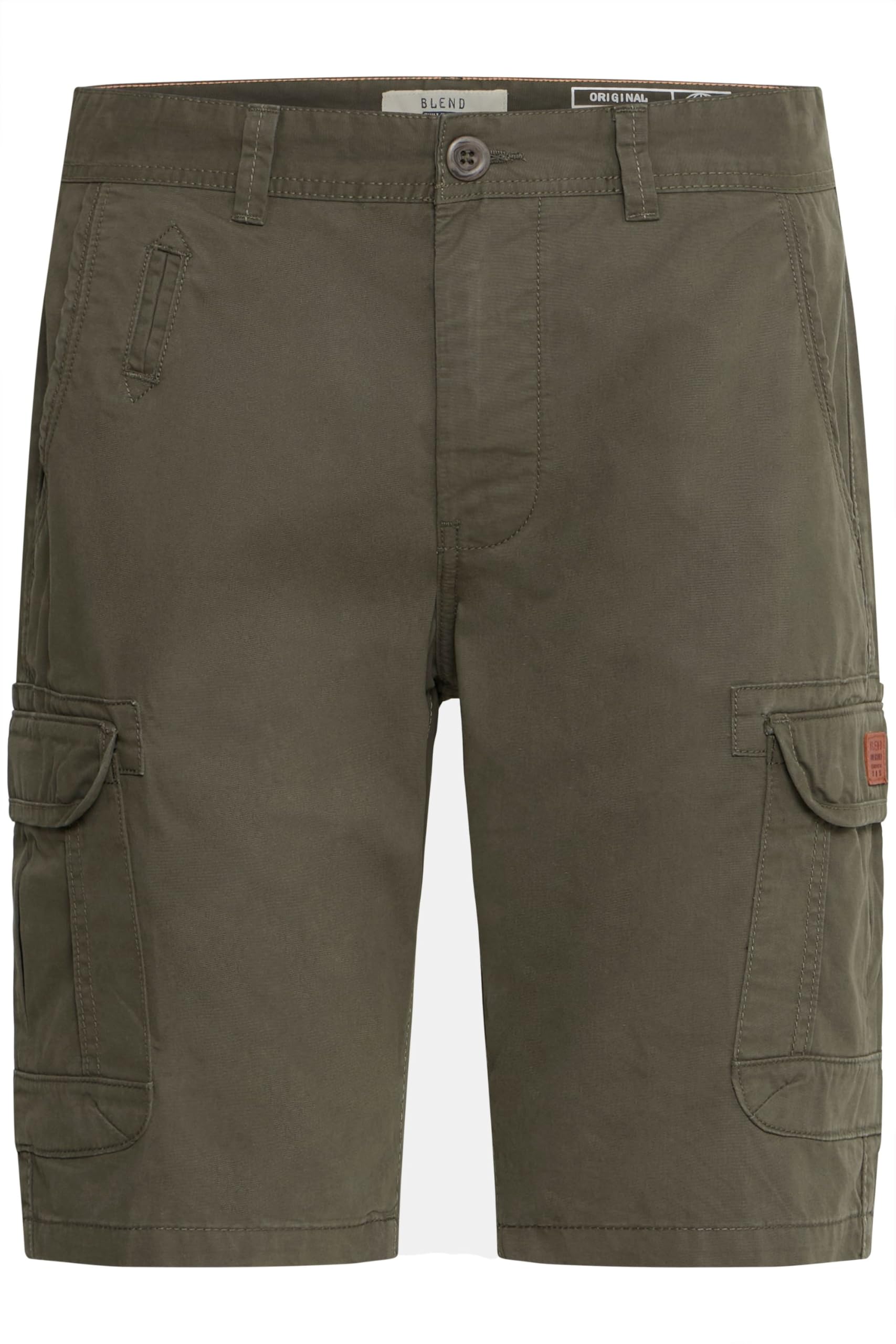 Blend BHCrixus Herren Cargo Shorts Bermuda Kurze Hose mit Cargotaschen Eingrifftaschen Gürtelschlaufen 100% Baumwolle Regular fit