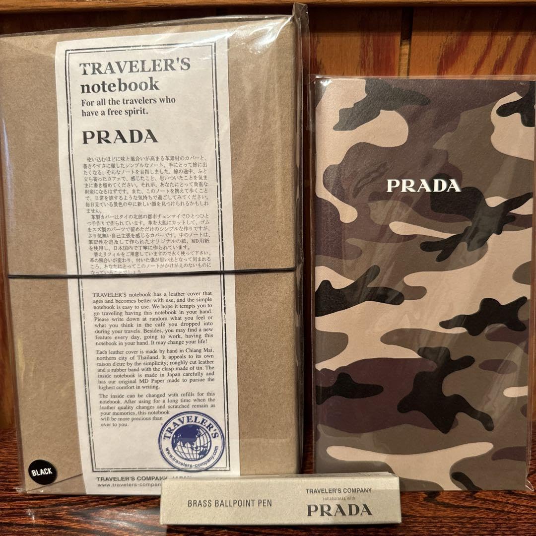 トラベラーズノートプラダprada レギュラー