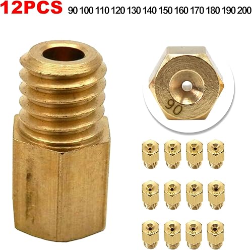 Miniatura 11 de 40 piezas de repuesto de carburador principal para kit de chorro Mikuni, kit de accesorios de carburador estilo hexagonal VM/TM/TMX con cepillo