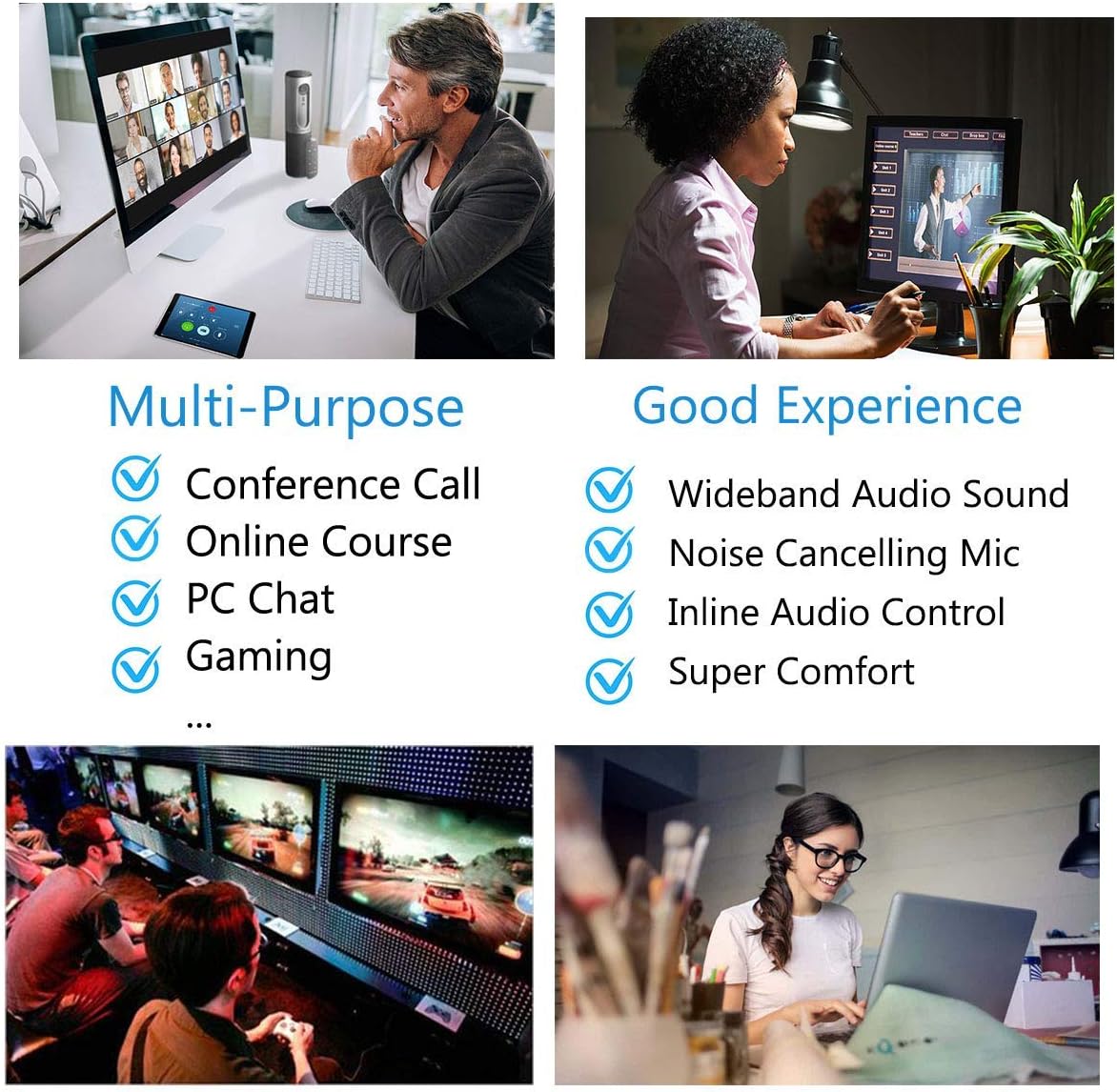 Authеntіс Crаzу Dеаlѕ USB Headset with Microphone Noise Cancelling & Mic Mute, Mono Computer Headphone for Call Center Office Business PC Softphone Calls Microsoft Teams Skype Chat, Clear Voice for Speech Dictation Frее Shірріng 🛒 USB Headset with Microphone Noise Cancelling & Mic Mute, Mono Computer Headphone for Call Center Office Business PC Softphone Calls Microsoft Teams Skype Chat, Clear Voice for Speech Dictation