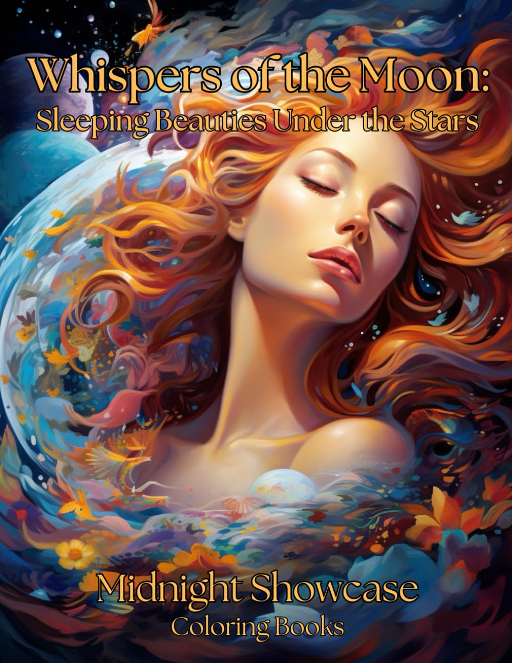 Whispers of the Moon Coloring Book