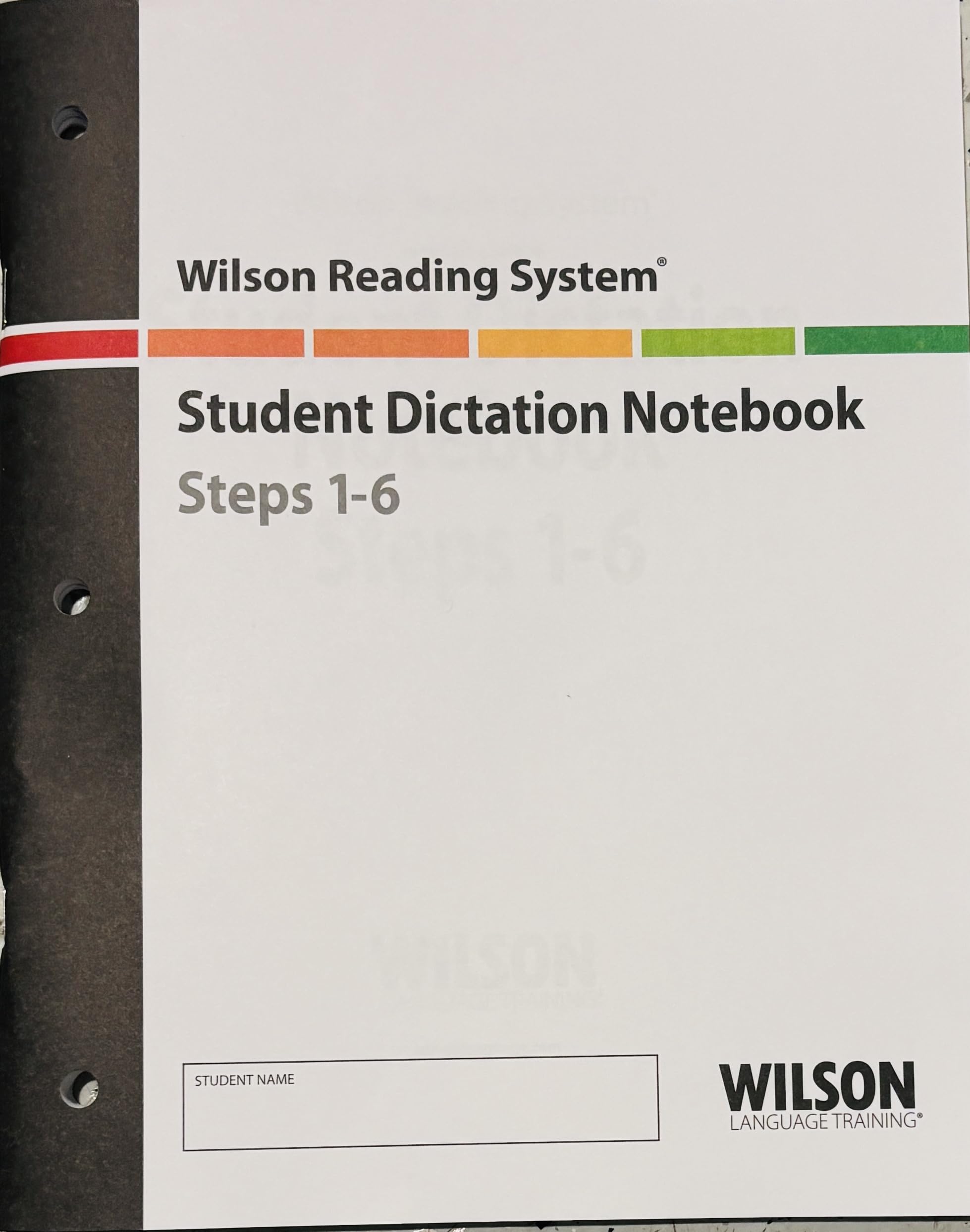 WRS Student Dictation Notebook (Steps 1-6), 4th Edition