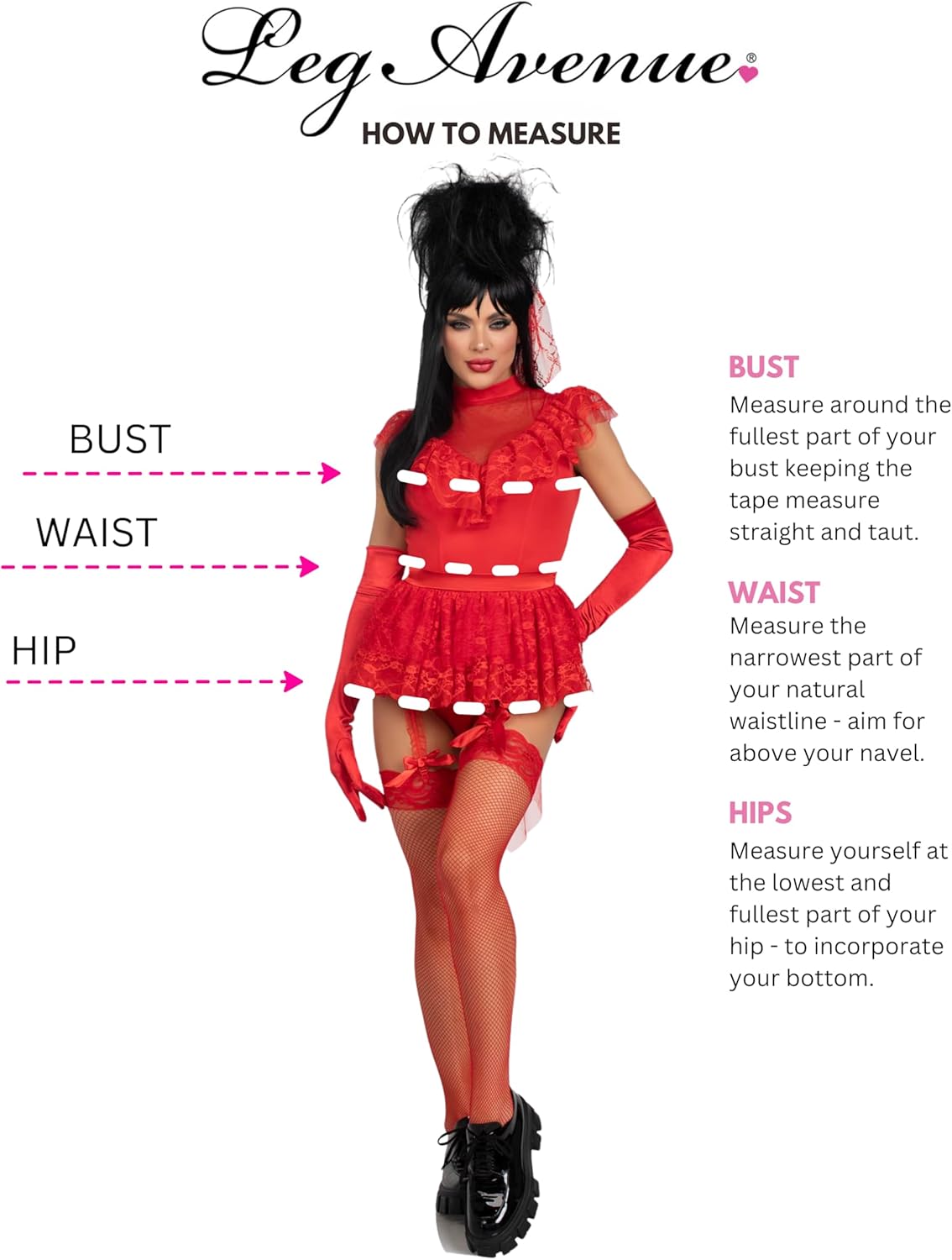 Leg Avenue Women's 3 Pc Beetle Babe, Includes Lace Ruffle Garter Bodysuit, Pin-on Bustle Bow, and Veil