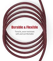 Vista 3 de BIFALE Cable XLR hembra a 1/4 TS de 6 pies, paquete de 2 cables de micrófono trenzado de nailon TS de 0.250 in mono Jack Cable de micrófono