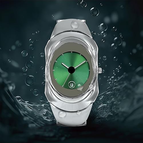 Miniatura 4 de BARAMON Relojes de moda para hombre, elegante, futurista, coleccionable, único, reloj de pulsera analógico de cuarzo, reloj impermeable para hombres