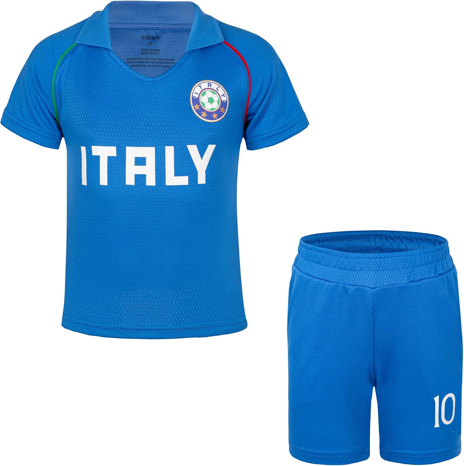 Cnins Kids Soccer Jersey Kit for Boys & Girls- Breathable & Quick-Dry - Youth Soccer Football Training Gifts (2T-14Y)
