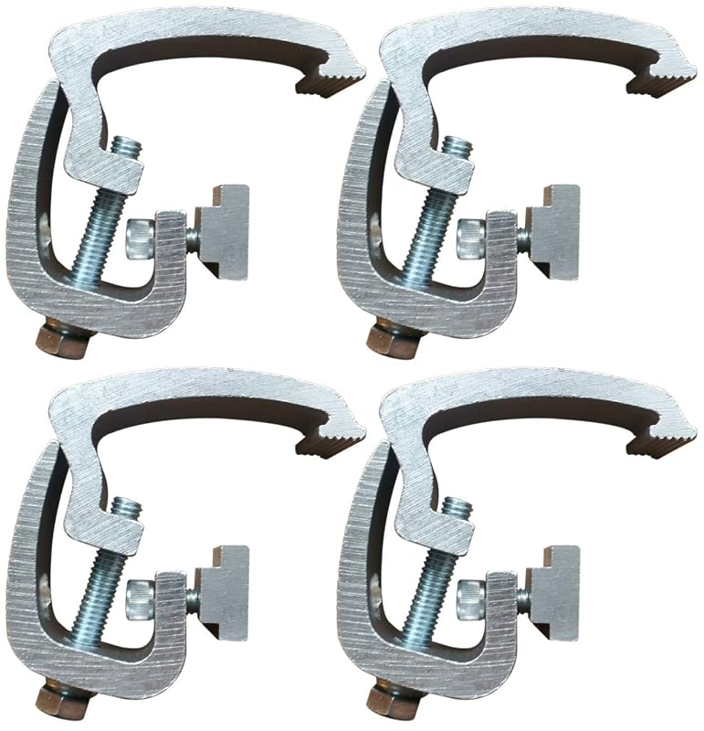 Kit com 4 Grampos de Alumínio Mavvel Prata para Capota de Caçamba, Compatível com Toyota Tacoma 2005 ou Mais Recente, AC110ULP4-TC