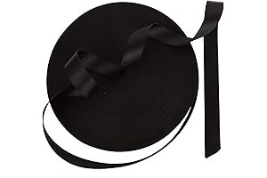 50 Yards Nylon Webbing Roll: Premium 1 Inch Seatbelt Strap for DIY...